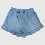 Ruffled Jean Shorts - Ourkids - Pompelo