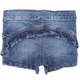 Ruffled Jean Shorts - Ourkids - Quokka