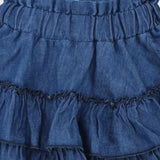 Ruffled Jean Skirt - Ourkids - Pompelo