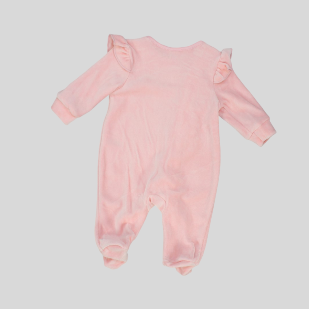 Ruffled Long-Sleeved Baby Footie - Ourkids - Al Sayad