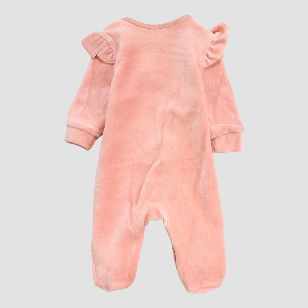 Ruffled Long-Sleeved Baby Footie - Ourkids - Al Sayad