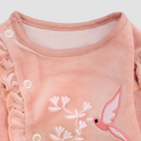 Ruffled Long-Sleeved Baby Footie - Ourkids - Al Sayad