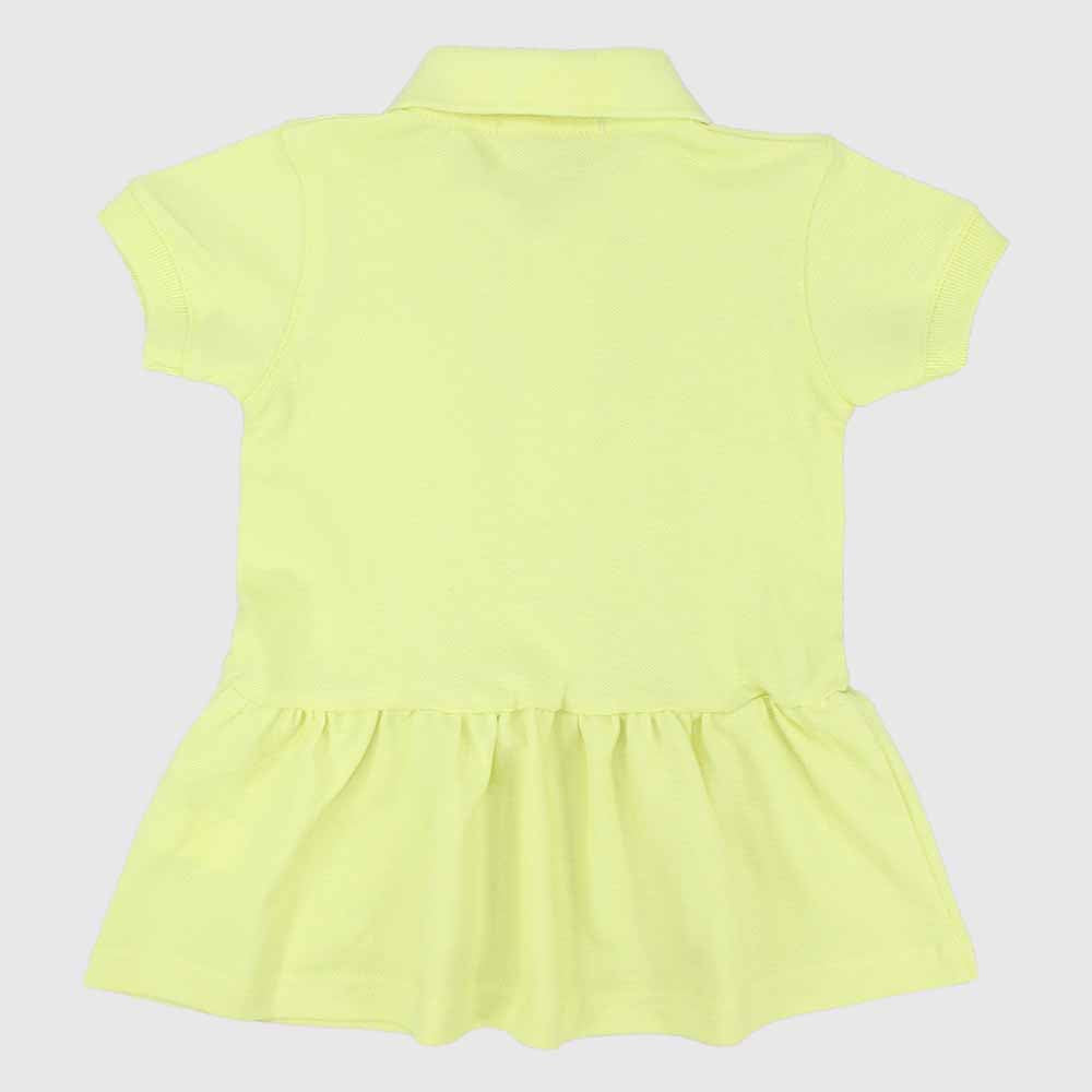 Ruffled Short-Sleeved Polo Dress - Ourkids - Quokka