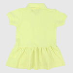 Ruffled Short-Sleeved Polo Dress - Ourkids - Quokka