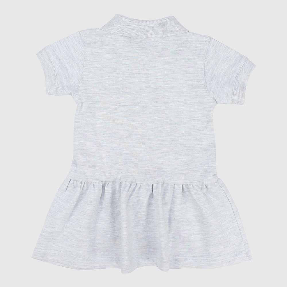 Ruffled Short-Sleeved Polo Dress - Ourkids - Quokka