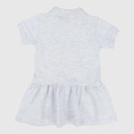 Ruffled Short-Sleeved Polo Dress - Ourkids - Quokka