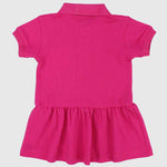 Ruffled Short-Sleeved Polo Dress - Ourkids - Quokka