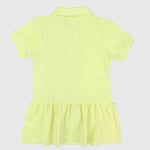 Ruffled Short-Sleeved Polo Dress - Ourkids - Quokka