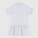 Ruffled Short-Sleeved Polo Dress - Ourkids - Quokka