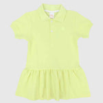 Ruffled Short-Sleeved Polo Dress - Ourkids - Quokka