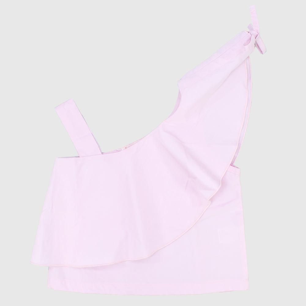 Ruffled Shoulder Sleeveless Blouse - Ourkids - Pompelo