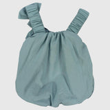 Ruffled Shoulders Sleeveless Blouse - Ourkids - Solang