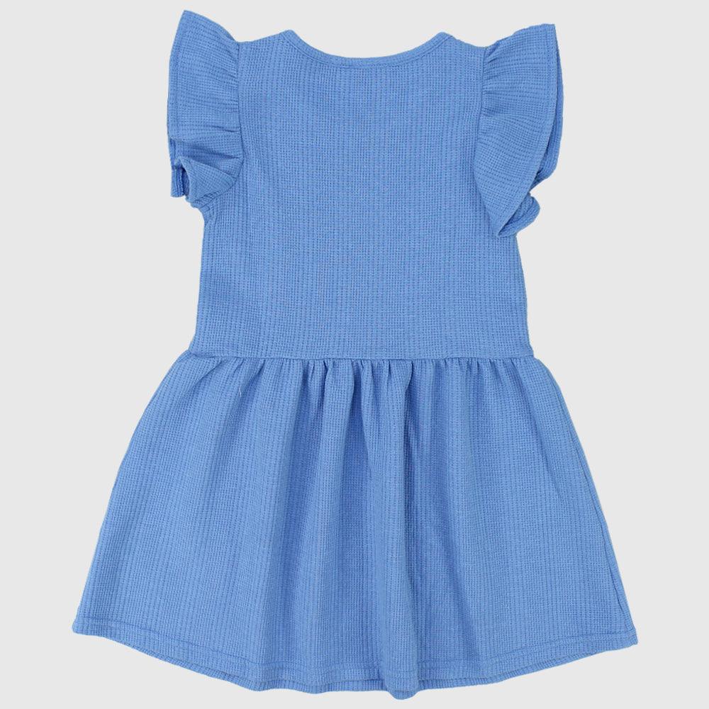 Ruffled Shoulders Sleeveless Dress - Ourkids - Pompelo