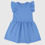 Ruffled Shoulders Sleeveless Dress - Ourkids - Pompelo