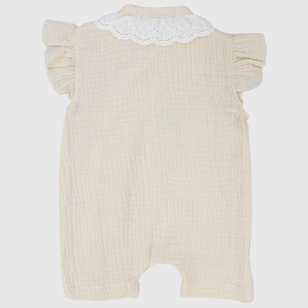 Ruffled Shoulders Sleeveless Romper - Ourkids - Berceau