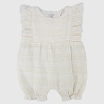 Ruffled Shoulders Sleeveless Romper - Ourkids - Berceau