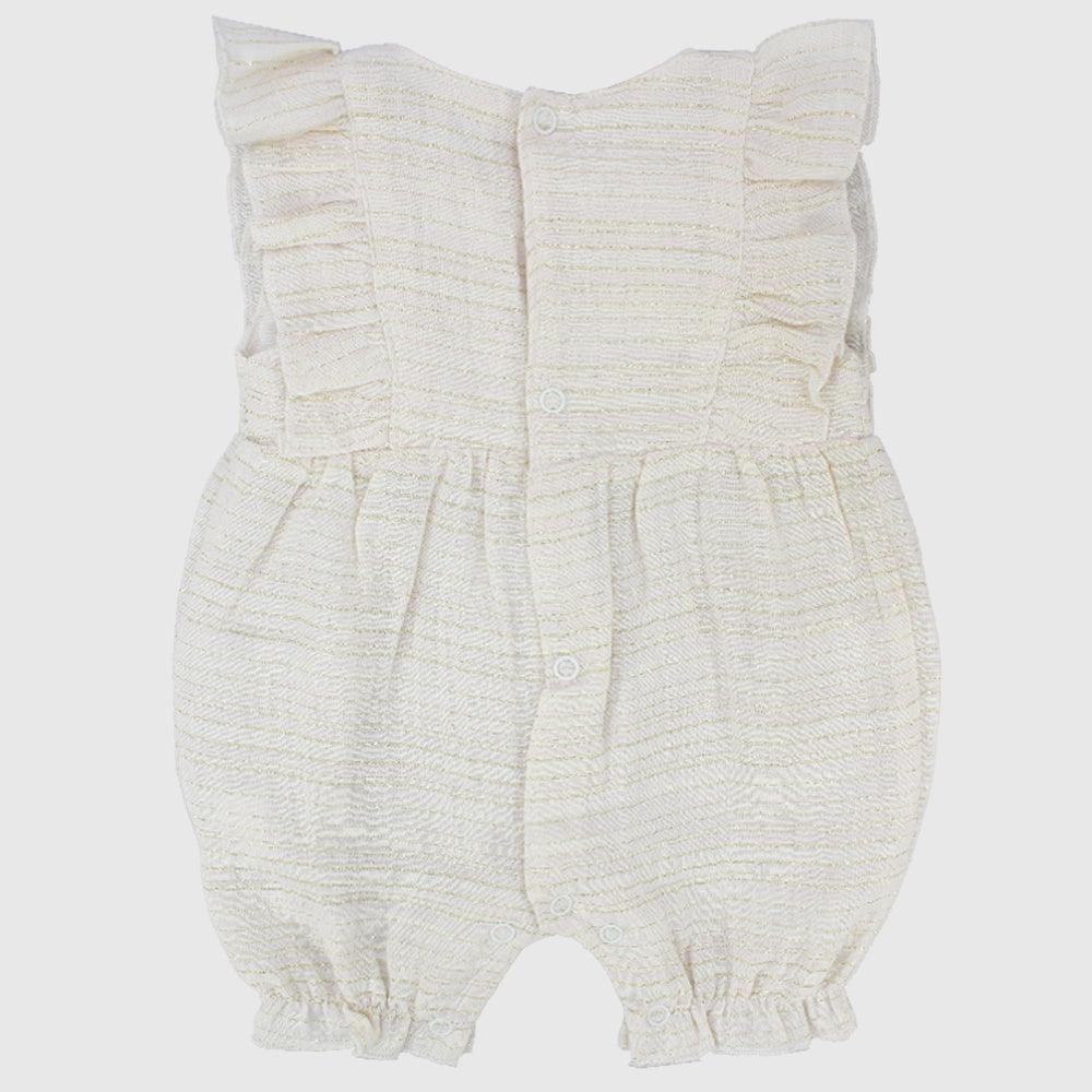 Ruffled Shoulders Sleeveless Romper - Ourkids - Berceau