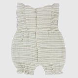 Ruffled Shoulders Sleeveless Romper - Ourkids - Berceau