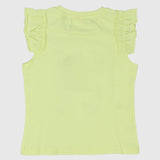 Ruffled Shoulders Sleeveless T-Shirt - Ourkids - Quokka