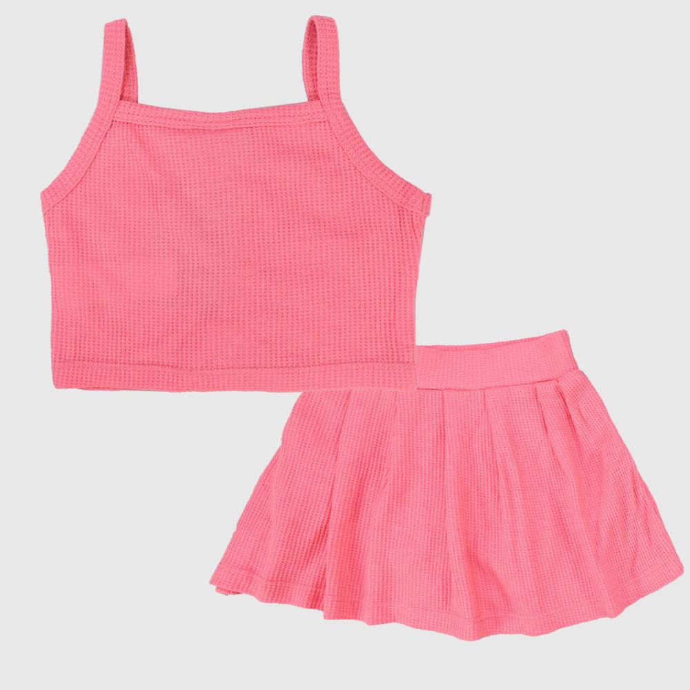 Ruffled Skirt 2-Piece Outfit Set - Ourkids - Solang