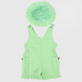 Ruffled Thighs Sleeveless Jumpsuit - Ourkids - Quokka