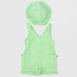 Ruffled Thighs Sleeveless Jumpsuit - Ourkids - Quokka