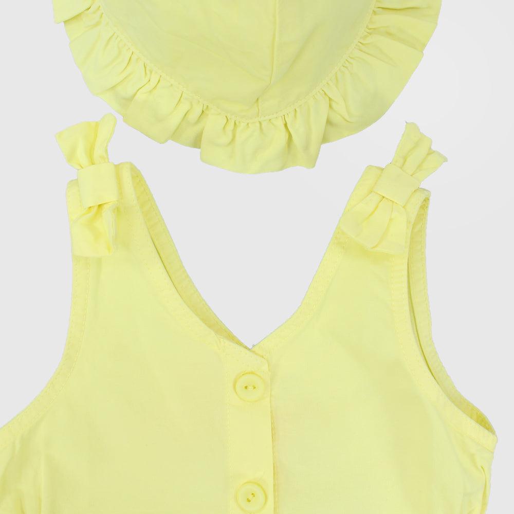 Ruffled Thighs Sleeveless Jumpsuit - Ourkids - Quokka