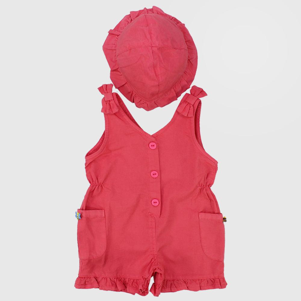 Ruffled Thighs Sleeveless Jumpsuit - Ourkids - Quokka