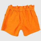 Ruffled Waist Gabardine Shorts - Ourkids - Quokka