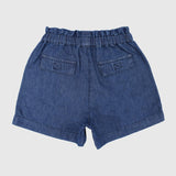 Ruffled Waist Jean Shorts - Ourkids - Pompelo