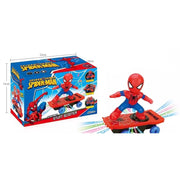 Spider-Man Stunt Scooter – Interactive Trick Ride with Lights and Sounds