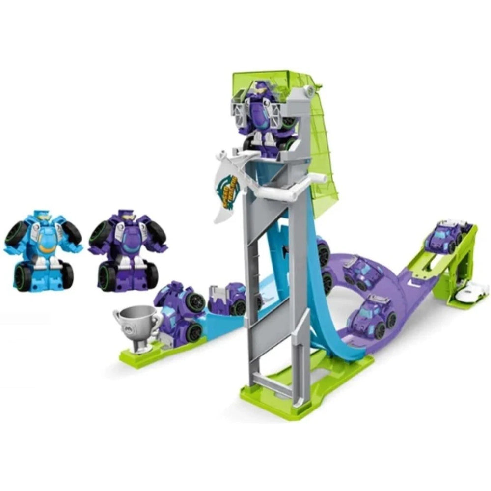 2-In-1 Max Robot Deformation Track Launcher Toy - Toys - OKO