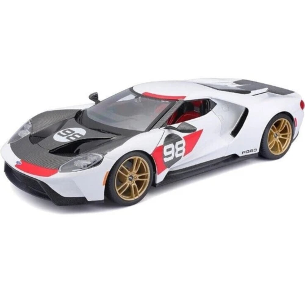 Maisto Special Edition 1:18 Scale 2021 Ford GT Heritage Edition - Toys