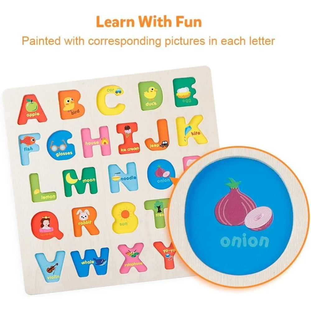Wooden ABC Sorting Board