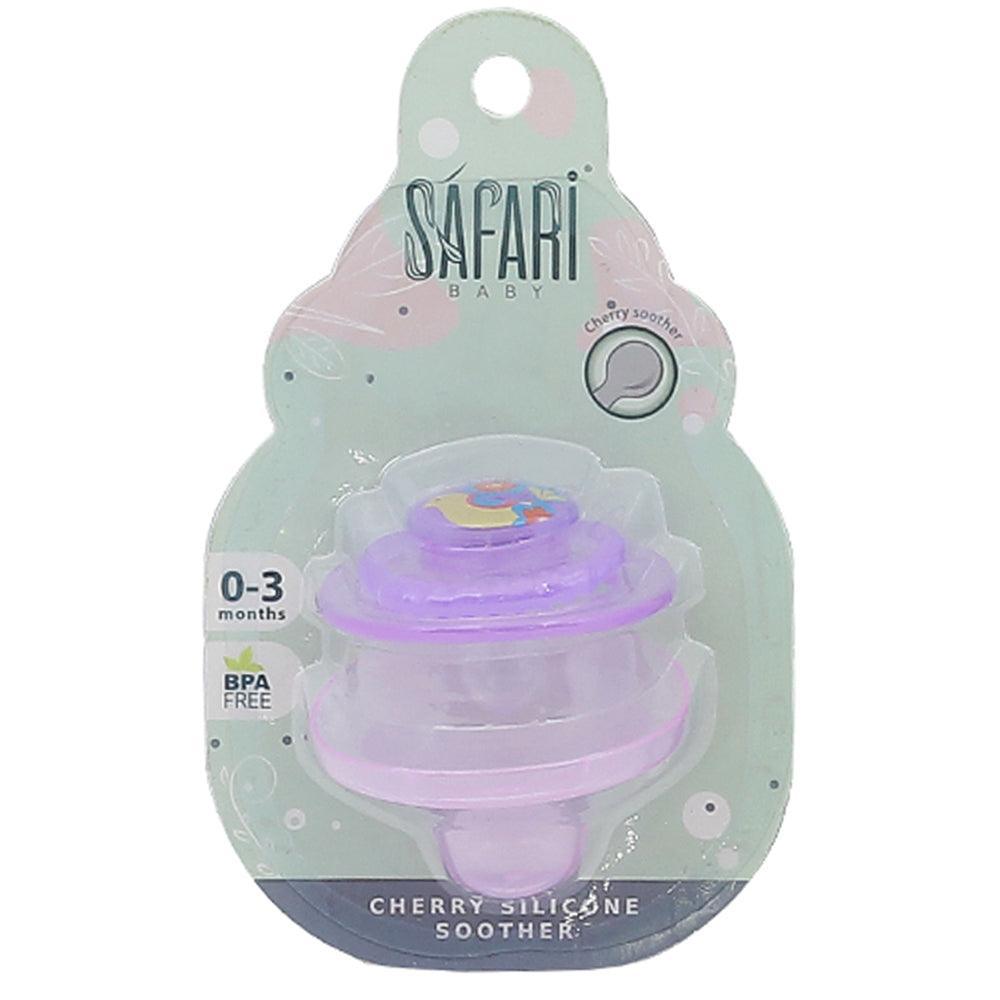 Safari Baby Cherry Silicone Soothers 0-3 Months - Ourkids - Safari Baby