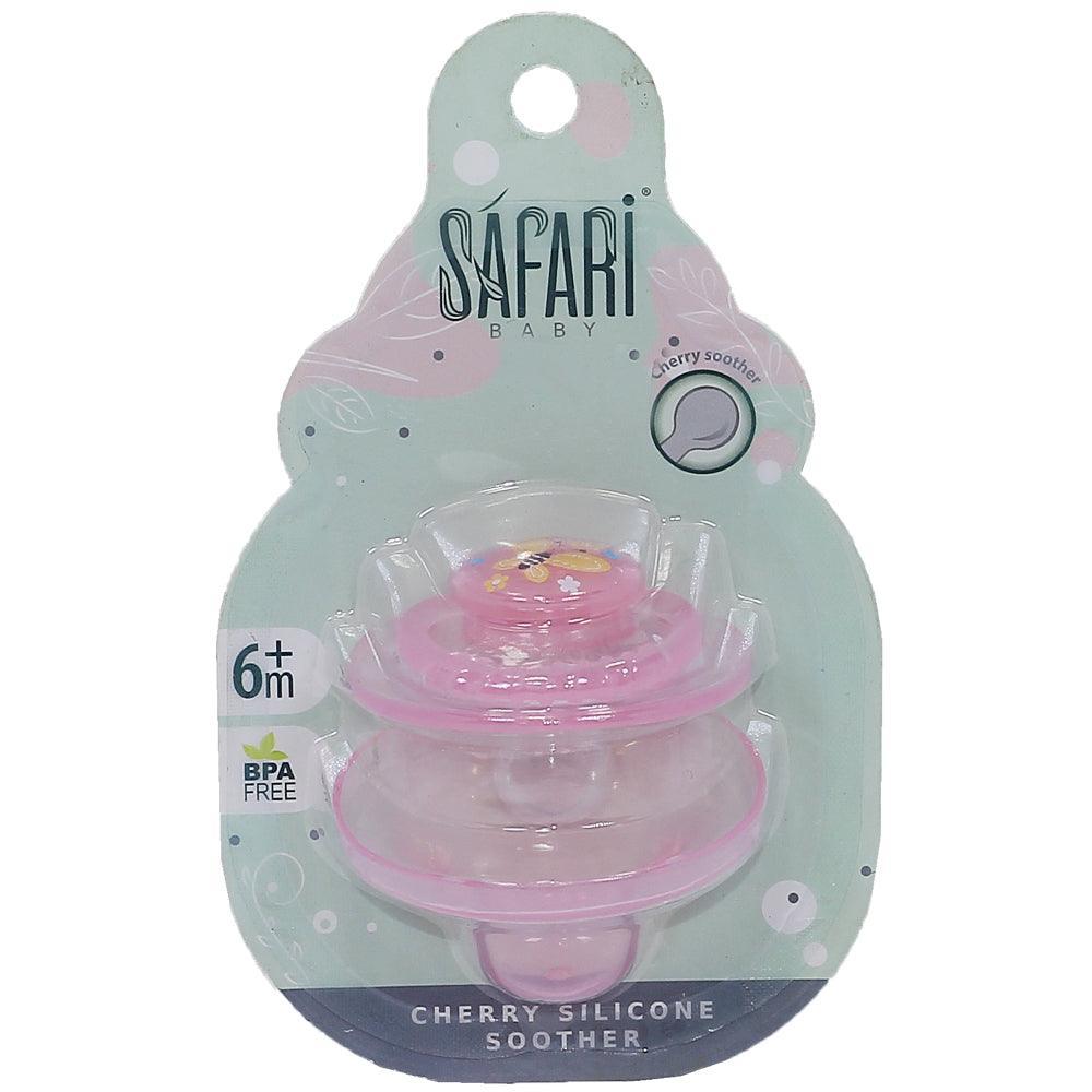 Safari Baby Cherry Silicone Soothers 6M+ - Ourkids - Safari Baby