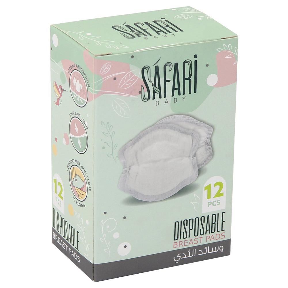 Safari Baby Disposable Breast Pads 12 PCS - Ourkids - Safari Baby