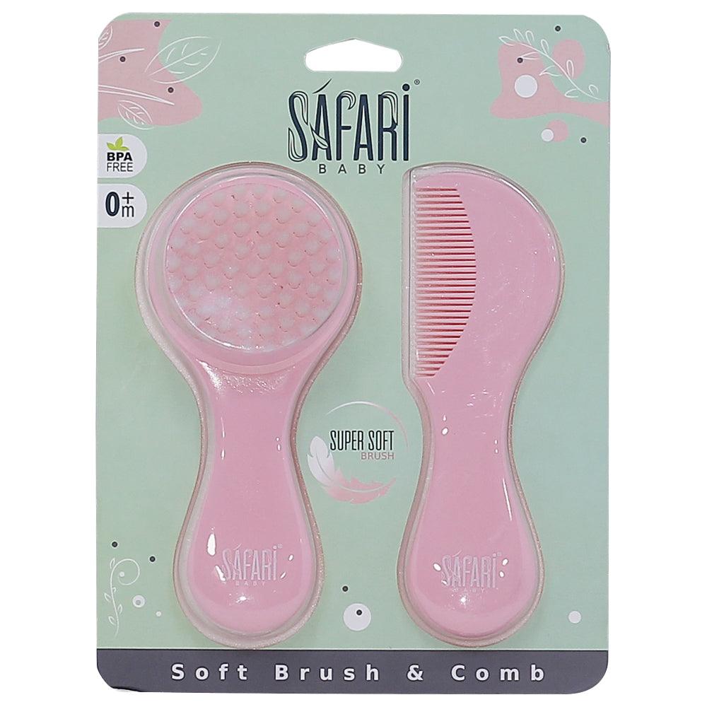 Safari Baby Soft Brush &amp; Comb - Ourkids - Safari Baby