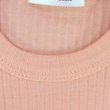 Salmon Cropped Ribbed Tank Top - Ourkids - Playmore