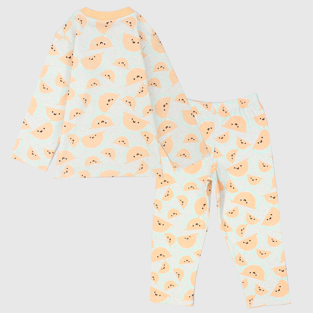 Salmon Long-Sleeved Pajama - Ourkids - Al Sayad