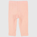 Salmon Ribbed Leggings - Ourkids - Playmore