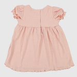 Salmon Short-Sleeved Dress - Ourkids - Playmore