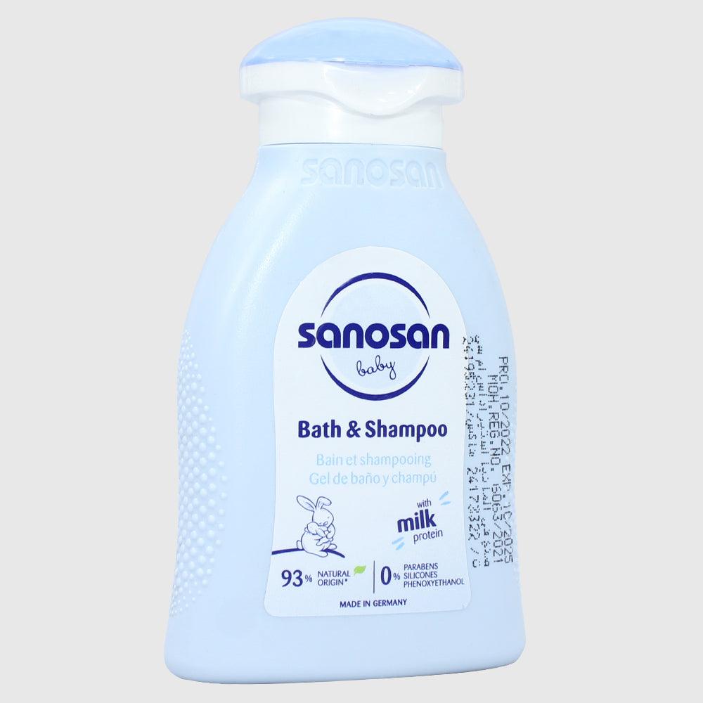 Sanosan Baby Bath & Shampoo 100ML - Ourkids - Sanosan