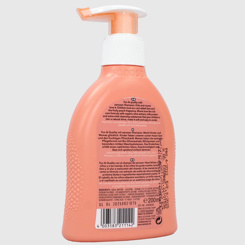 Sanosan Shampoo Peach 200ml Kids - Ourkids - Sanosan