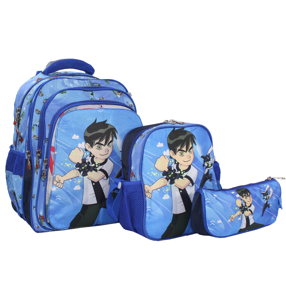 School Set 15-Inch (Ben 10) - Ourkids - Golden Bag