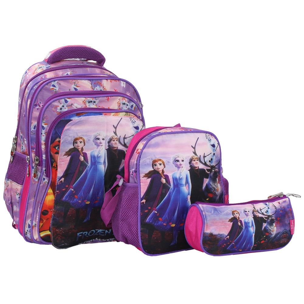 School Set 16-Inch (Frozen) - Ourkids - Golden Bag