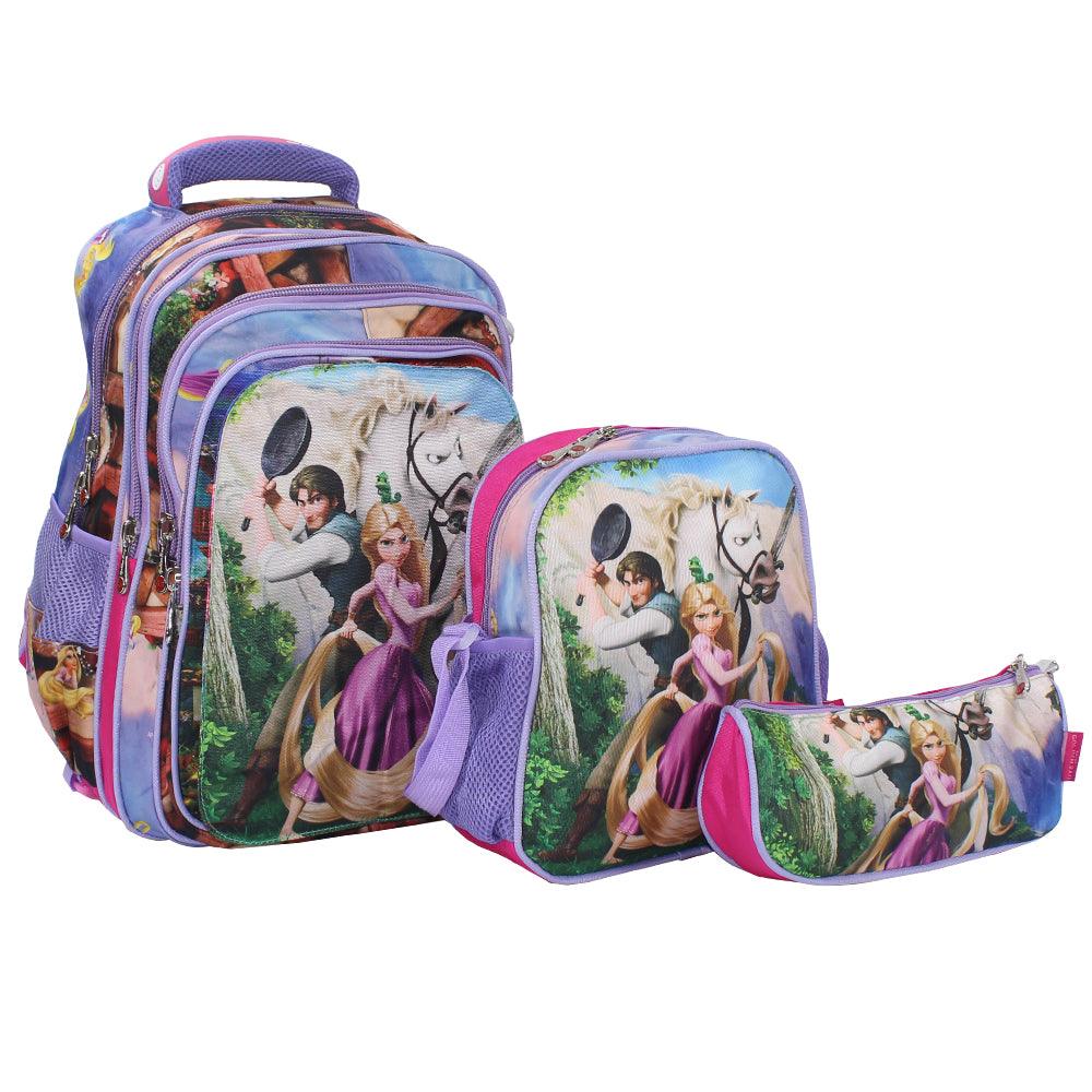 School Set 16-Inch (Rapunzel) - Ourkids - Golden Bag