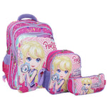 School Set 18-Inch (Polly) - Ourkids - Golden Bag