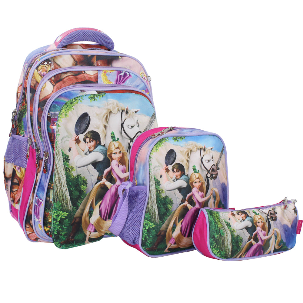 School Set 18-Inch (Rapunzel) - Ourkids - Golden Bag