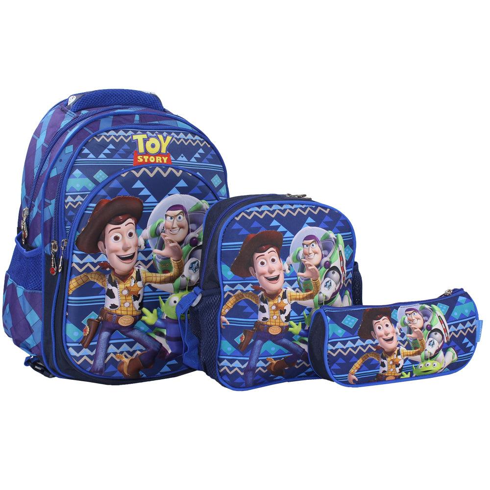 School Set 3D 17-Inch (Toy Story) - Ourkids - Golden Bag